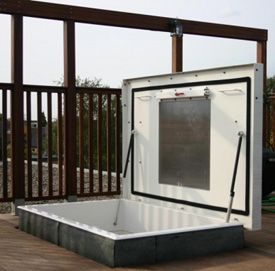 Dakluik dakterras
